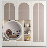 Trueliving 5 Loft Door Kids Designer wardrobes Laminated Finish & PU Finish 8Ft *2Ft *9Ft -2438.4MM X 609MM X 2743.2MM)